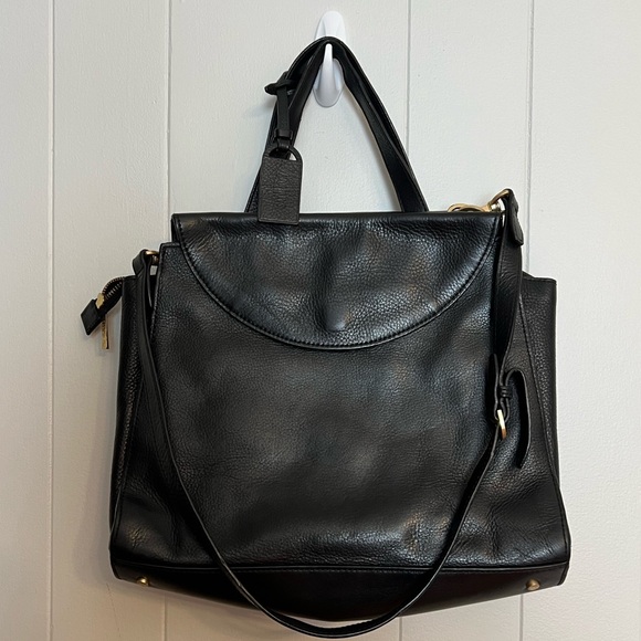 Kate Spade Saturday Black Leather Crossbody Bag - Picture 2 of 14